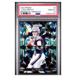 JJ MCCARTHY 2024 PRIZM PRIZMATIC-GREEN ICE ROOKIE CARD PSA 10