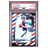 JJ MCCARTHY 2024 RED/WHITE/BLUE PRIZM ROOKIE CARD PSA 10