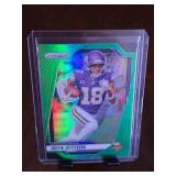 JUSTIN JEFFERSON 2024 PANINI GREEN PRIZM