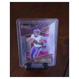 JUSTIN JEFFERSON 2023 PANINI SELECT NUMBERS