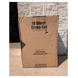 NEW AURORA 18 SHEET CROSS-CUT PAPER SHREDDER