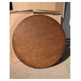 NEW ROUND PATIO TABLE WITH 2 BAR STOOLS