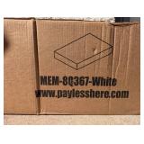 NEW QUEEN MEMORY FOAM MATTRESS TOPPER (WHITE)