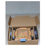 NEW ELLO LEAK-PROOF GLASS MEAL PREP 10PC. SET