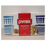 NEW PYREX SIMPLE STORE 8PC. SET