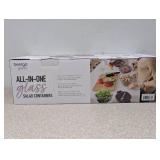 BENTGO GLASS ALL-IN-ONE GLASS SALAD CONTAINERS
