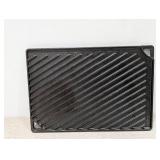 LODGE CAST IRON DOUBLE SIDED GRILL/GRIDDLE