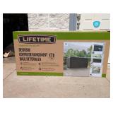 NEW LIFETIME 165GAL. DECK BOX