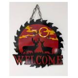 HANDMADE METAL SIGNS (WELCOME)