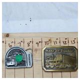 Kenworth and Truckin Belt Buckles