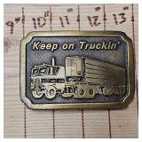 Kenworth and Truckin Belt Buckles
