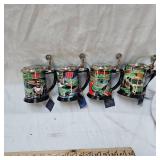 Interstate Battery Bobby Labonte Series of 4 Stein Nascar issued, Very Nice