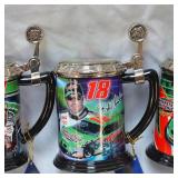 Interstate Battery Bobby Labonte Series of 4 Stein Nascar issued, Very Nice