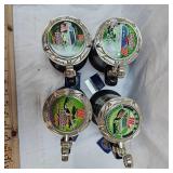 Interstate Battery Bobby Labonte Series of 4 Stein Nascar issued, Very Nice