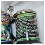 Interstate Battery Bobby Labonte Series of 4 Stein Nascar issued, Very Nice