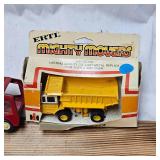 Vintage Tonka Car Hauler and Ertl Hauler 350, 1/64th