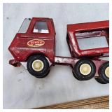 Vintage Tonka Car Hauler and Ertl Hauler 350, 1/64th