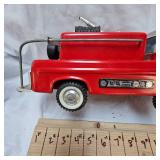 1960 Nylint 12" Ford Fire Truck, Complete in 95% Condition