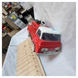 1960 Nylint 12" Ford Fire Truck, Complete in 95% Condition