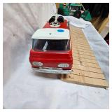 1960 Nylint 12" Ford Fire Truck, Complete in 95% Condition