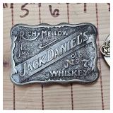 2 Jack Daniels Belt Buckles