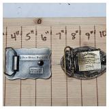 2 Jack Daniels Belt Buckles