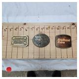 New London Frontier and Eradicane Belt Buckle