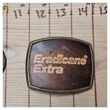 New London Frontier and Eradicane Belt Buckle