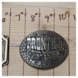 New London Frontier and Eradicane Belt Buckle