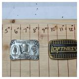 Loftness and 1985 Minnesota Belt Buckles