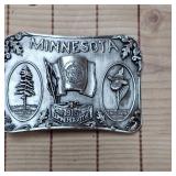 Loftness and 1985 Minnesota Belt Buckles