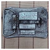 Loftness and 1985 Minnesota Belt Buckles