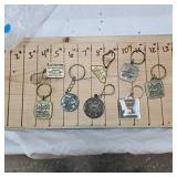Collection of Ag MFG Key Chains