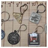 Collection of Ag MFG Key Chains