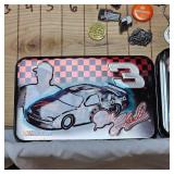 Collection of Pins and Halverson Coop Clipboard