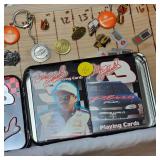 Collection of Pins and Halverson Coop Clipboard