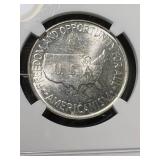 1952 US WASHINGTON-CARVER HALF DOLLAR NGC MS63