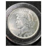 1923 US PEACE SILVER DOLLAR IN AIRTITE