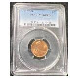 1959-D US LINCOLN CENT PCGS MS64RD