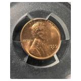 1959-D US LINCOLN CENT PCGS MS64RD
