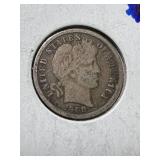 1908-D US BARBER DIME