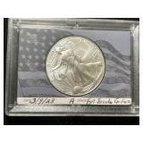 2023 AMERICAN SILVER EAGLE 1 TROY OZ .999 FINE SILVER IN CASE