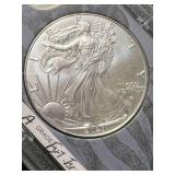 2023 AMERICAN SILVER EAGLE 1 TROY OZ .999 FINE SILVER IN CASE