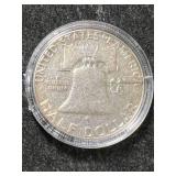 1952 US FRANKLIN HALF DOLLAR IN AIRTITE