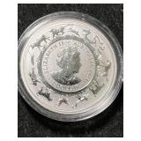 1 TROY OZ .999 FINE SILVER 2023 AUSTRALIAN YEAR OF THE RABBIT IN AIRTITE
