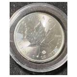 2016 CANADIAN MAPLE LEAF 1 TROY OZ .9999 FINE SILVER IN AIRTITE