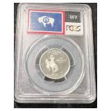 2007-S US PROOF SILVER WYOMING WASHINGTON QUARTER PCGS PR69DCAM