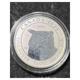 3/4TH TROY OZ .9999 FINE SILVER 2021 CANADIAN OWL IN AIRTITE
