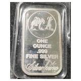 1 TROY OZ .999 FINE SILVER SILVERTOWNE BAR