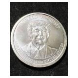 2 TROY OZ .999 FINE SILVER DONALD TRUMP ROUND